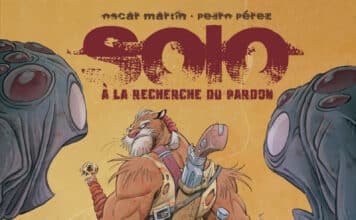 Couverture Solo À la recherche du pardon Oscar Martin Pedro Perez Valiente Delcourt