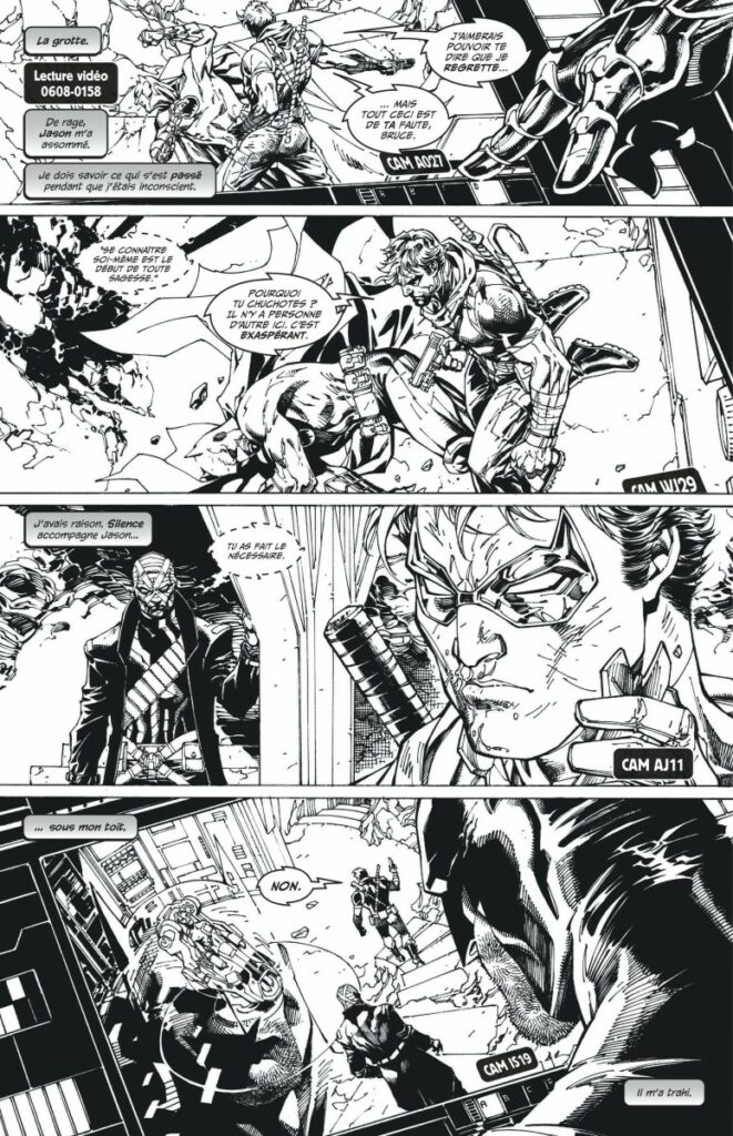 Planche intérieure Batman Silence 2 Intégrale Jeph Loeb Jim Lee Urban Comics