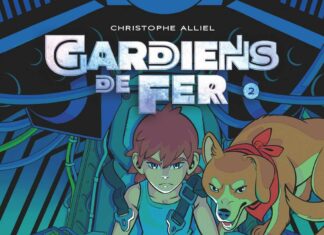 Couverture Gardiens de fer T2 Christophe Alliel Glénat Tchô