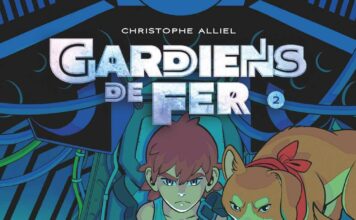 Couverture Gardiens de fer T2 Christophe Alliel Glénat Tchô