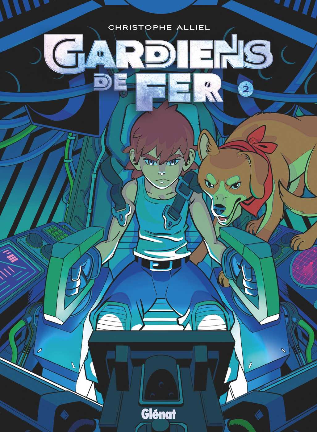 Couverture Gardiens de fer T2 Christophe Alliel Glénat Tchô
