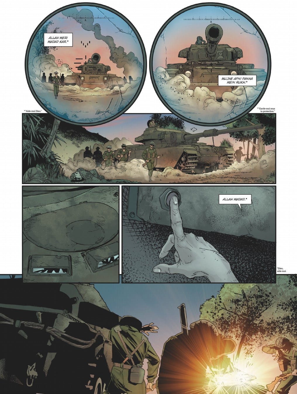 Planche intérieure Cachemire No Man's Land Gaët's Cammardella Glénat