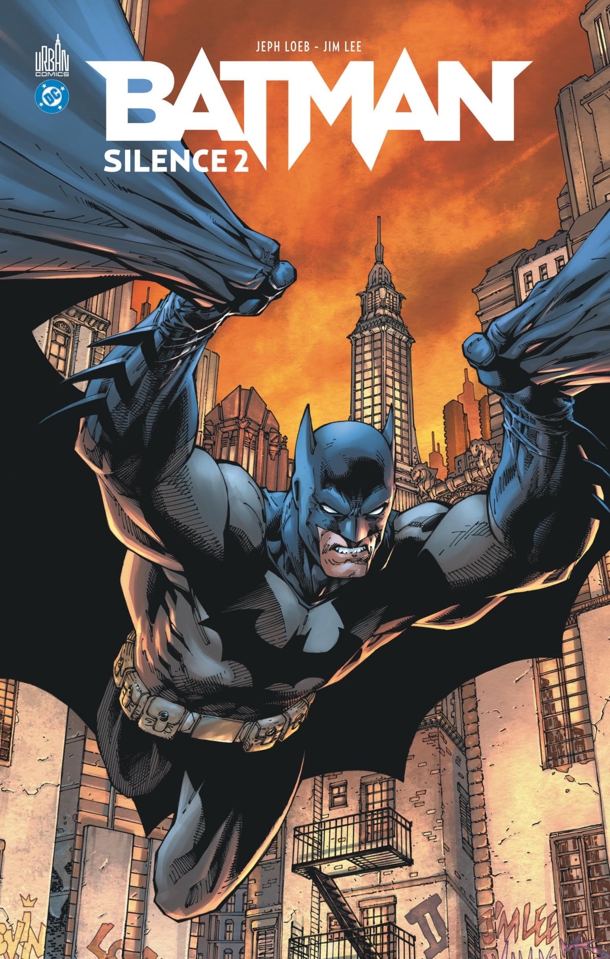 Couverture Batman Silence 2 Intégrale Jeph Loeb Jim Lee Urban Comics