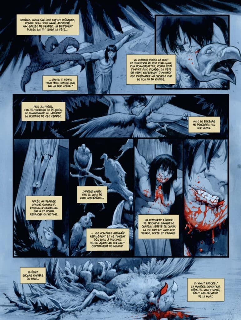 Planche intérieure Conan le Cimmérien Une sorcière viendra au monde Corbeyran Perger Glénat