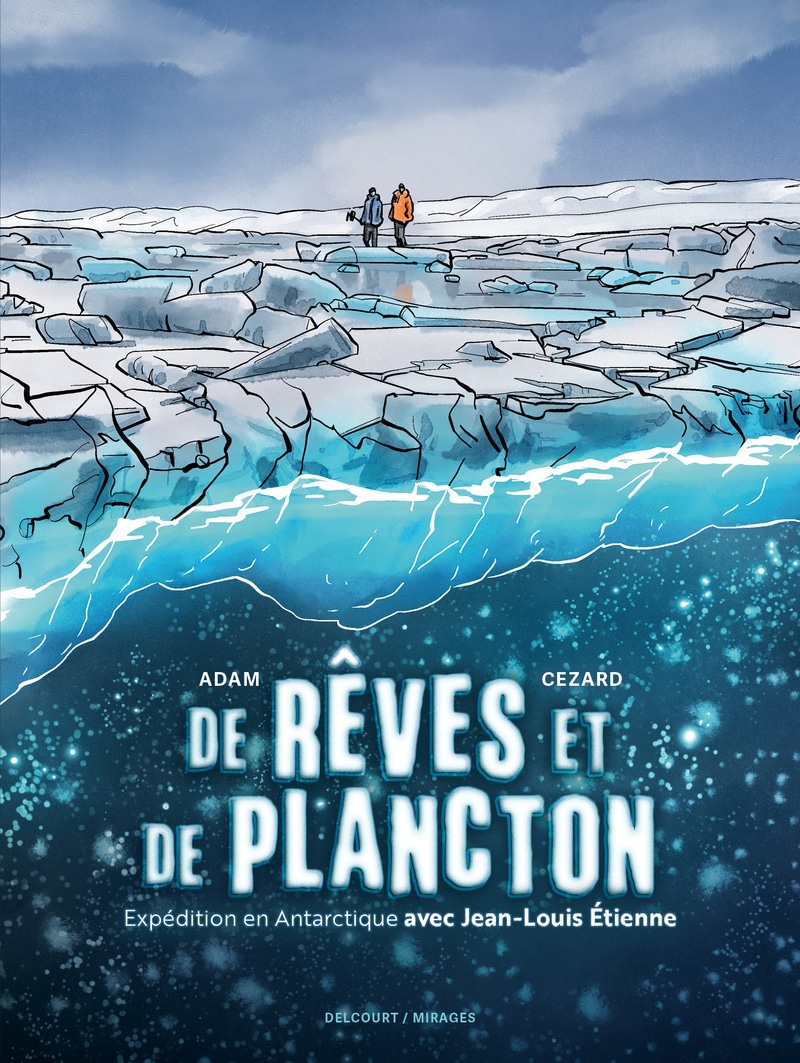 Couverture De rêves et de plancton Adam Cezard Delcourt