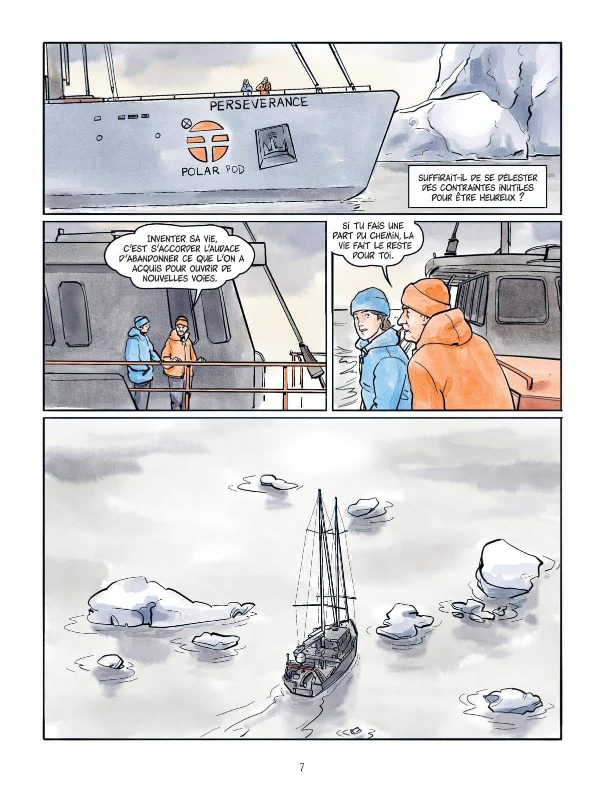 Planche intérieure De rêves et de plancton Adam Cezard Delcourt
