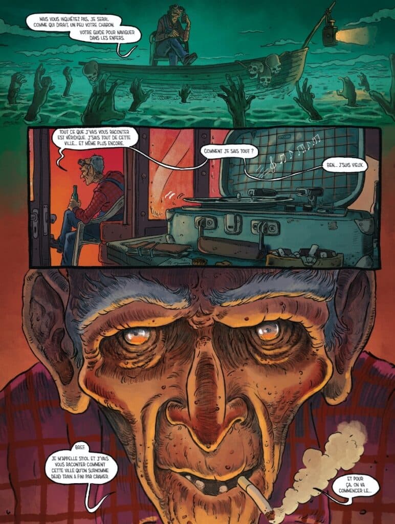 Planche intérieure Dead Train Face A Wallace Le Turk Petit à Petit