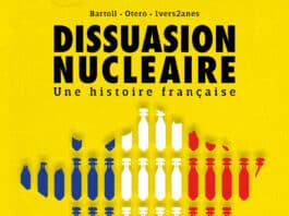 Couverture Dissuasion nucléaire Une histoire française Bartoll Otero Delcourt