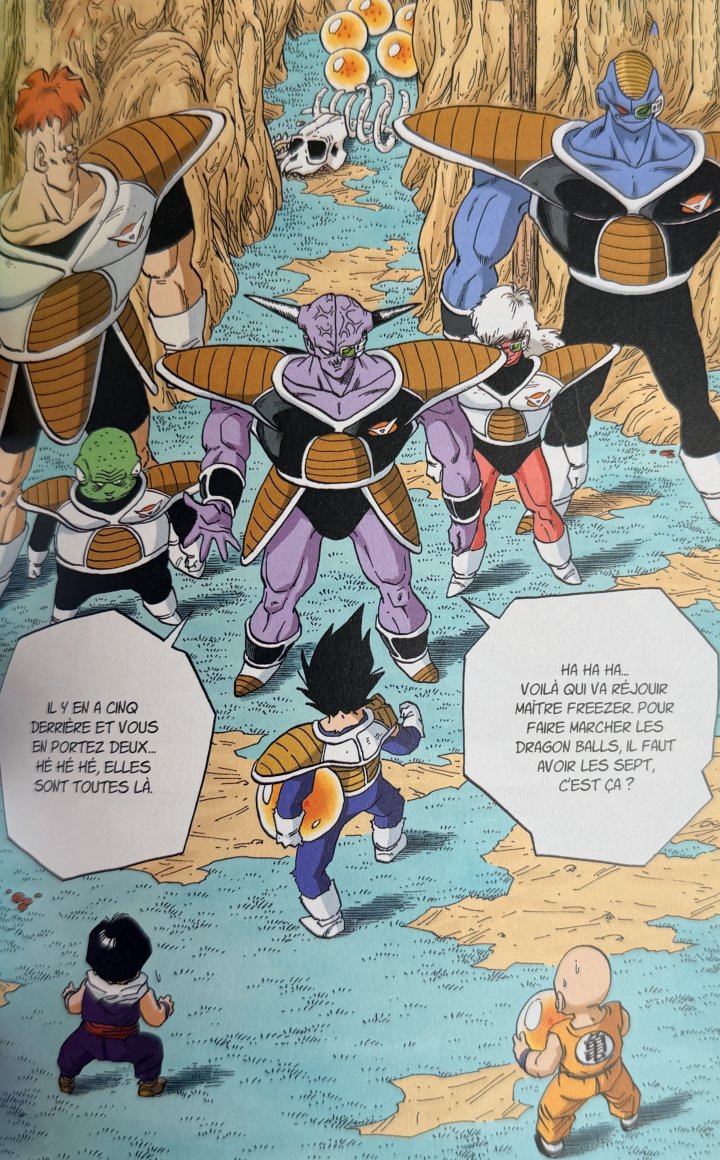 Planche intérieure Dragon Ball Full Color Freezer T2 Akira Toriyama Glénat