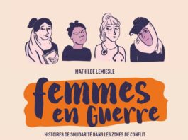 Couverture Femmes en guerre Mathilde Lemiesle Glénat