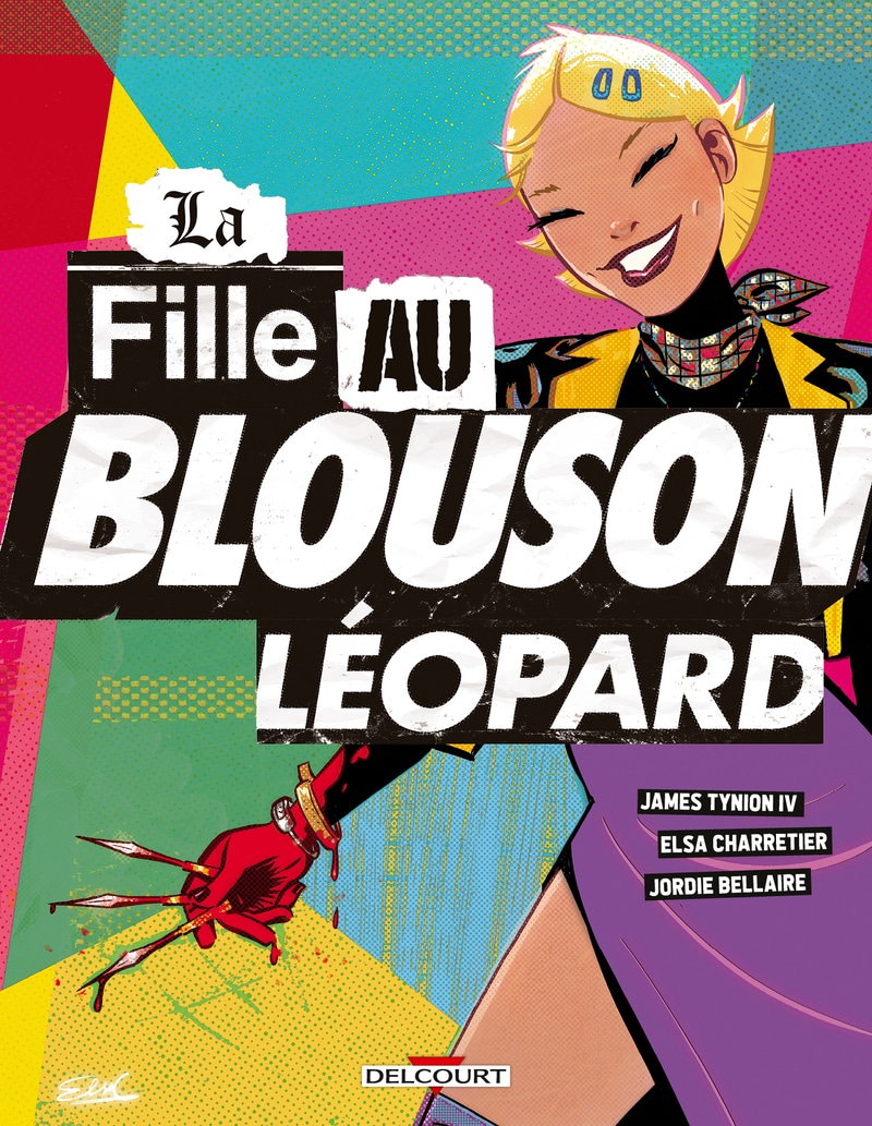 Couverture La Fille au blouson léopard Tynion Charretier Delcourt
