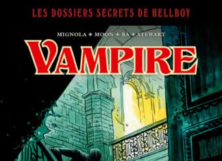 Couverture Les Dossiers secrets de Hellboy Vampire Mignola Bá Moon Delcourt