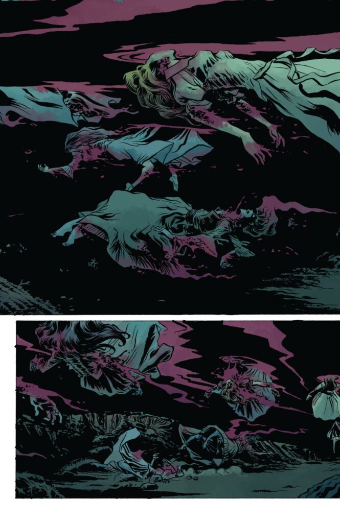 Planche intérieure Les Dossiers secrets de Hellboy Vampire Mignola Bá Moon Delcourt