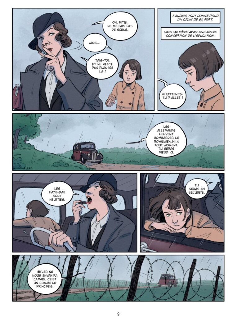 Planche intérieure La Guerre d’Audrey Salva Rubio Loreto Aroca Soleil