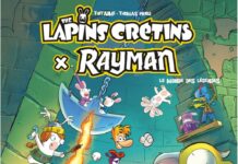 Couverture The Lapins Crétins x Rayman Le Monde des Légendes Thitaume Thomas Priou Glénat