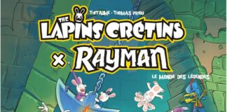 Couverture The Lapins Crétins x Rayman Le Monde des Légendes Thitaume Thomas Priou Glénat