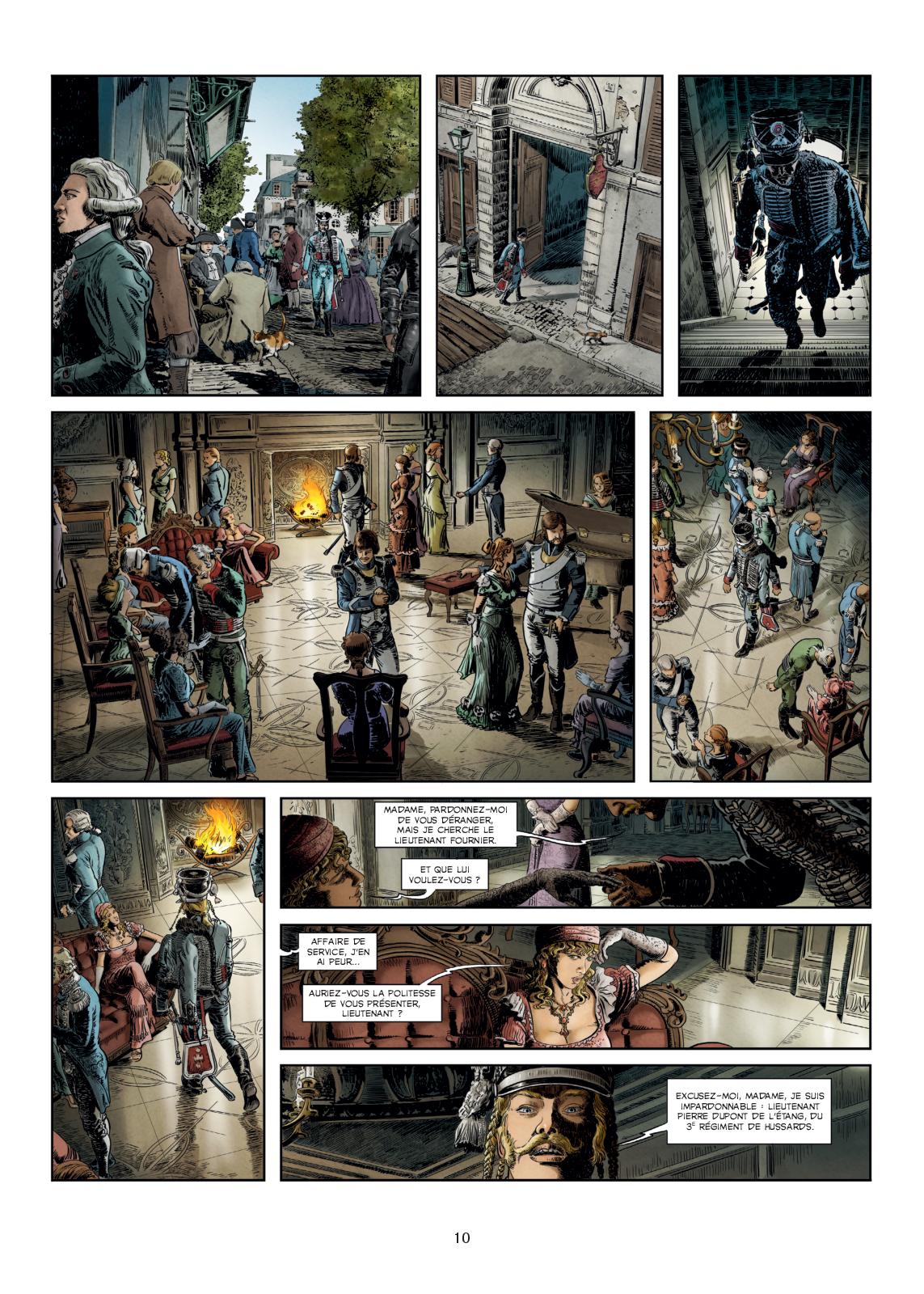 Planche intérieure Le Duel Pécau Marinetti Soleil