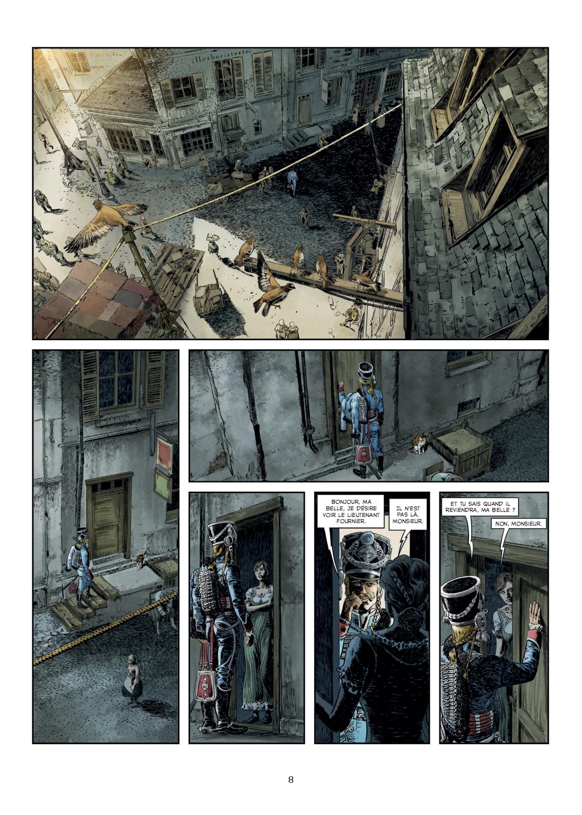 Planche intérieure Le Duel Pécau Marinetti Soleil