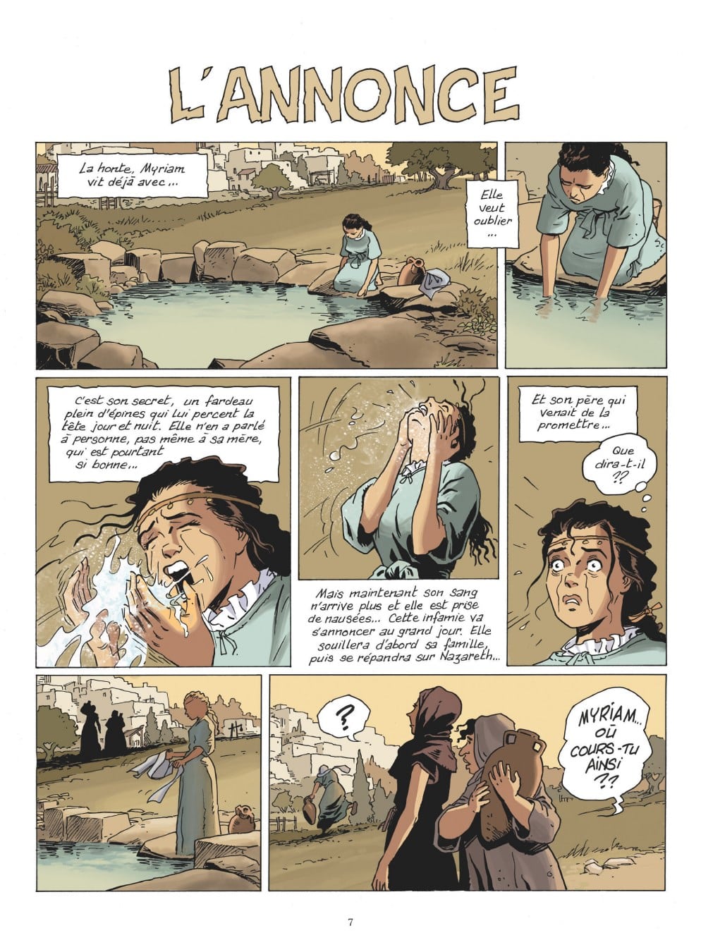 Planche intérieure Le Roman de Jésus Jean-Charles Kraehn Glénat