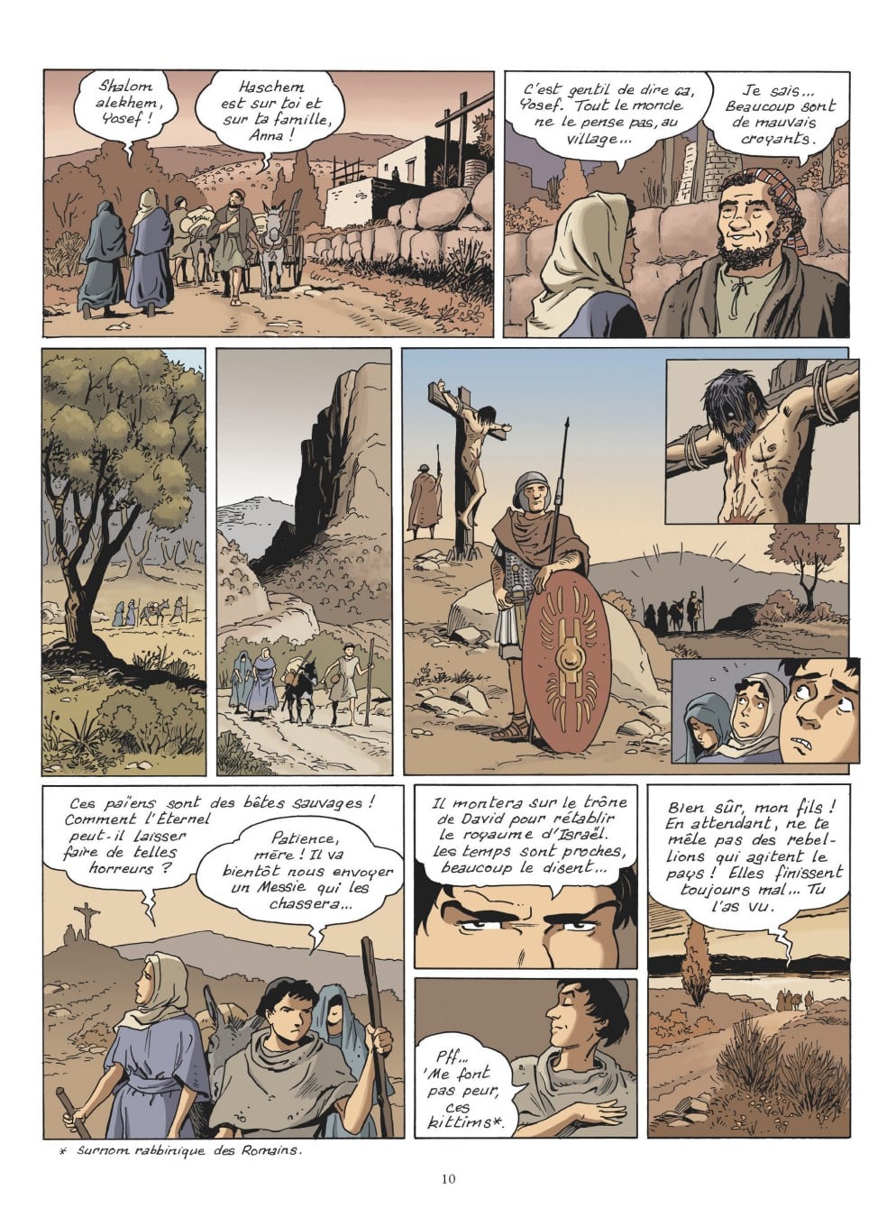 Planche intérieure Le Roman de Jésus Jean-Charles Kraehn Glénat