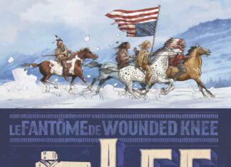 Couverture Lee Horn Le Fantôme de Wounded Knee Thirault Mezzomo Glénat