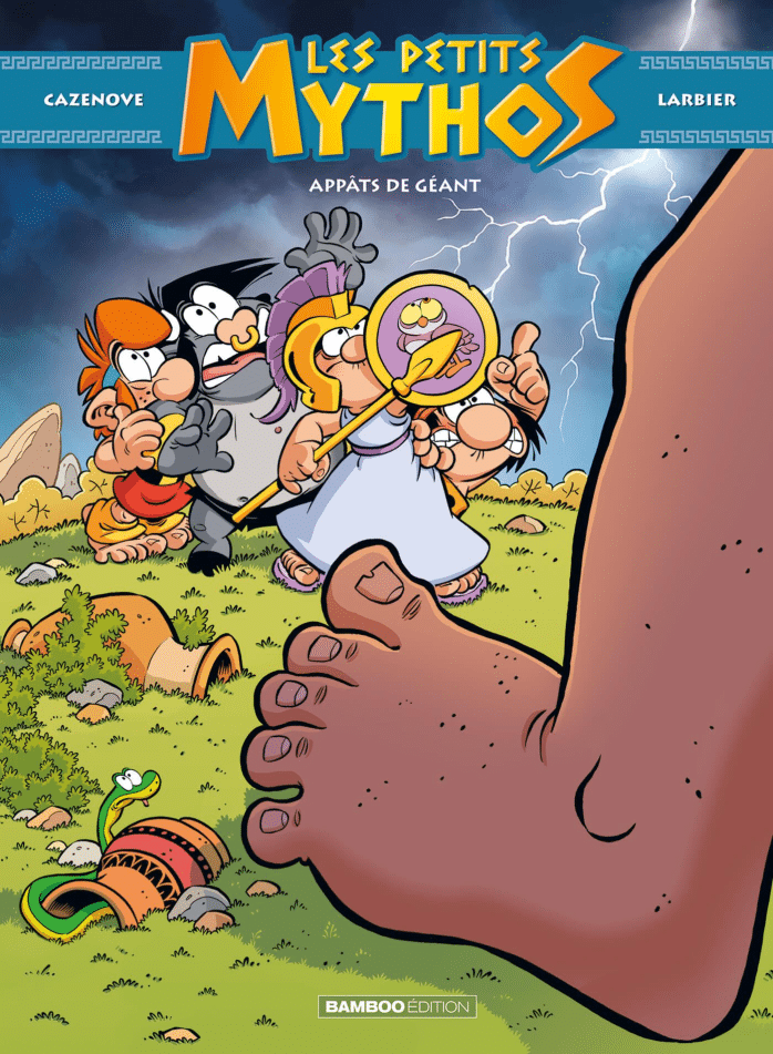 Couverture Les Petits Mythos T17 Appâts de géant Cazenove Larbier Bamboo