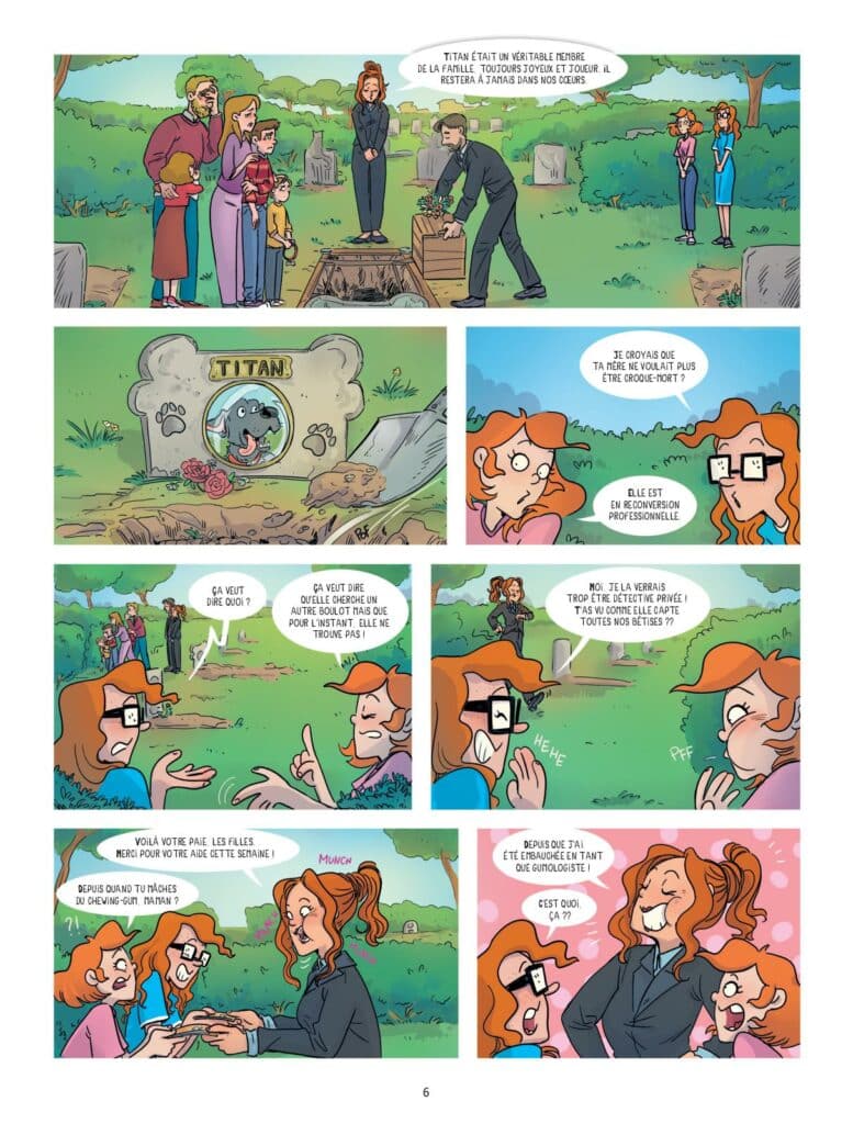 Planche intérieure Lila T10 Mission commando Séverine de La Croix Emily Dal Zovo Delcourt