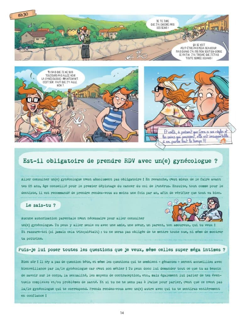 Planche intérieure Lila T10 Mission commando Séverine de La Croix Emily Dal Zovo Delcourt