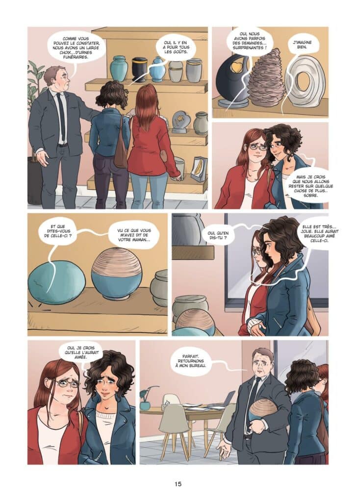 Planche intérieure Nous sommes ici tous réunis Carbone Sophie Ruffieux Soleil