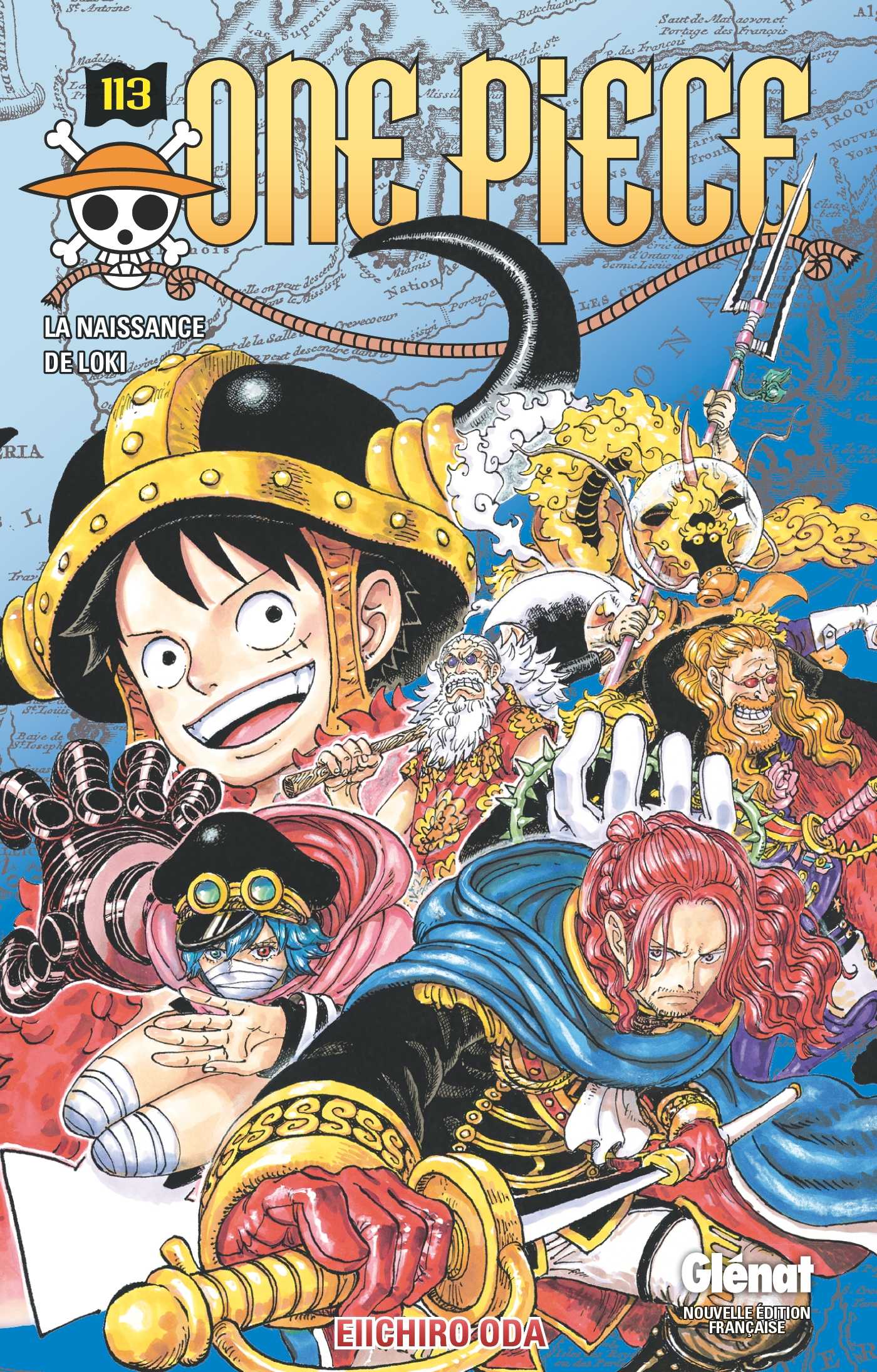 Couverture One Piece tome 113 Eiichiro Oda Glénat