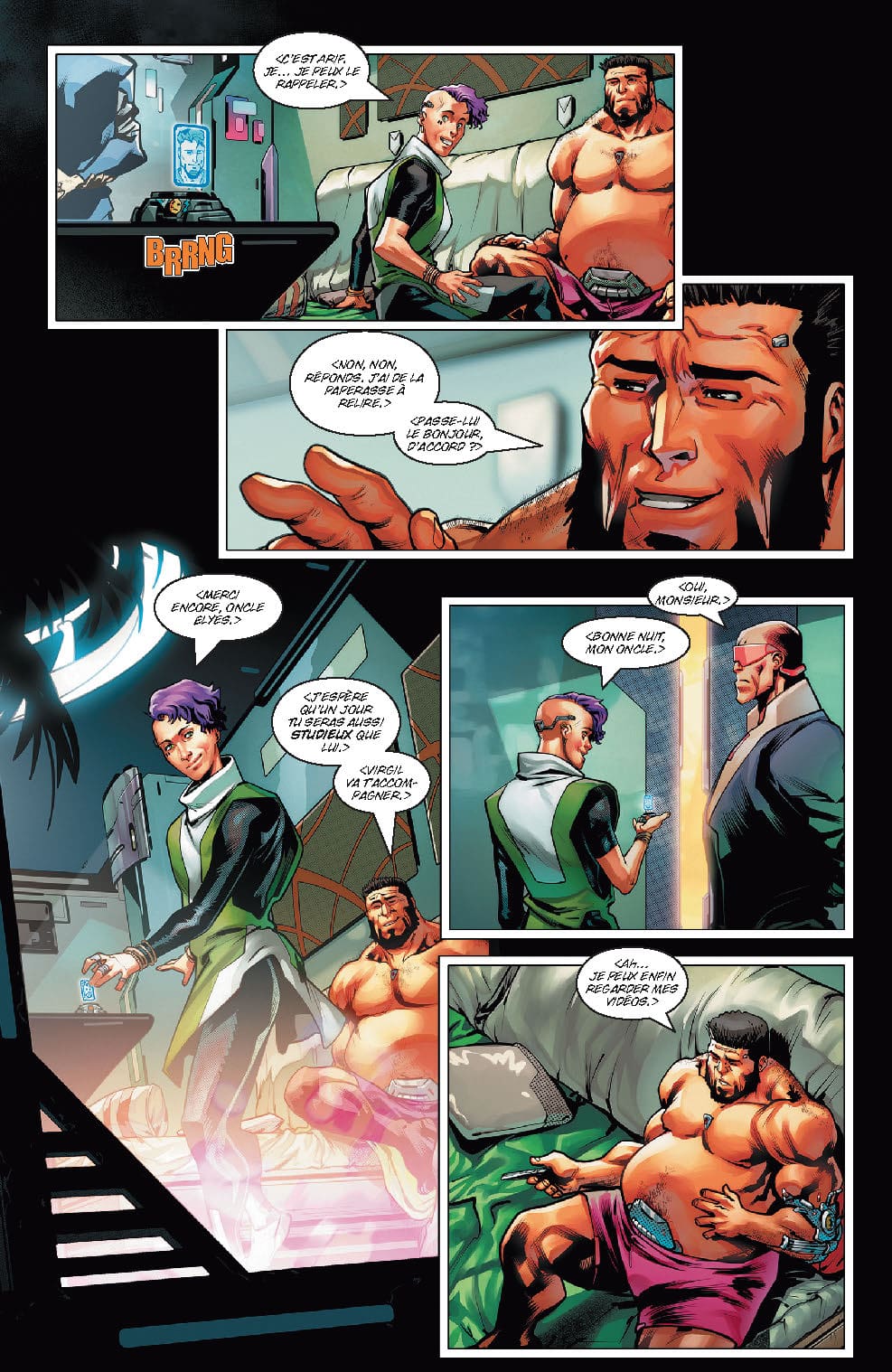 Planche intérieure Rat City T2 Erica Schultz Zé Carlos Delcourt