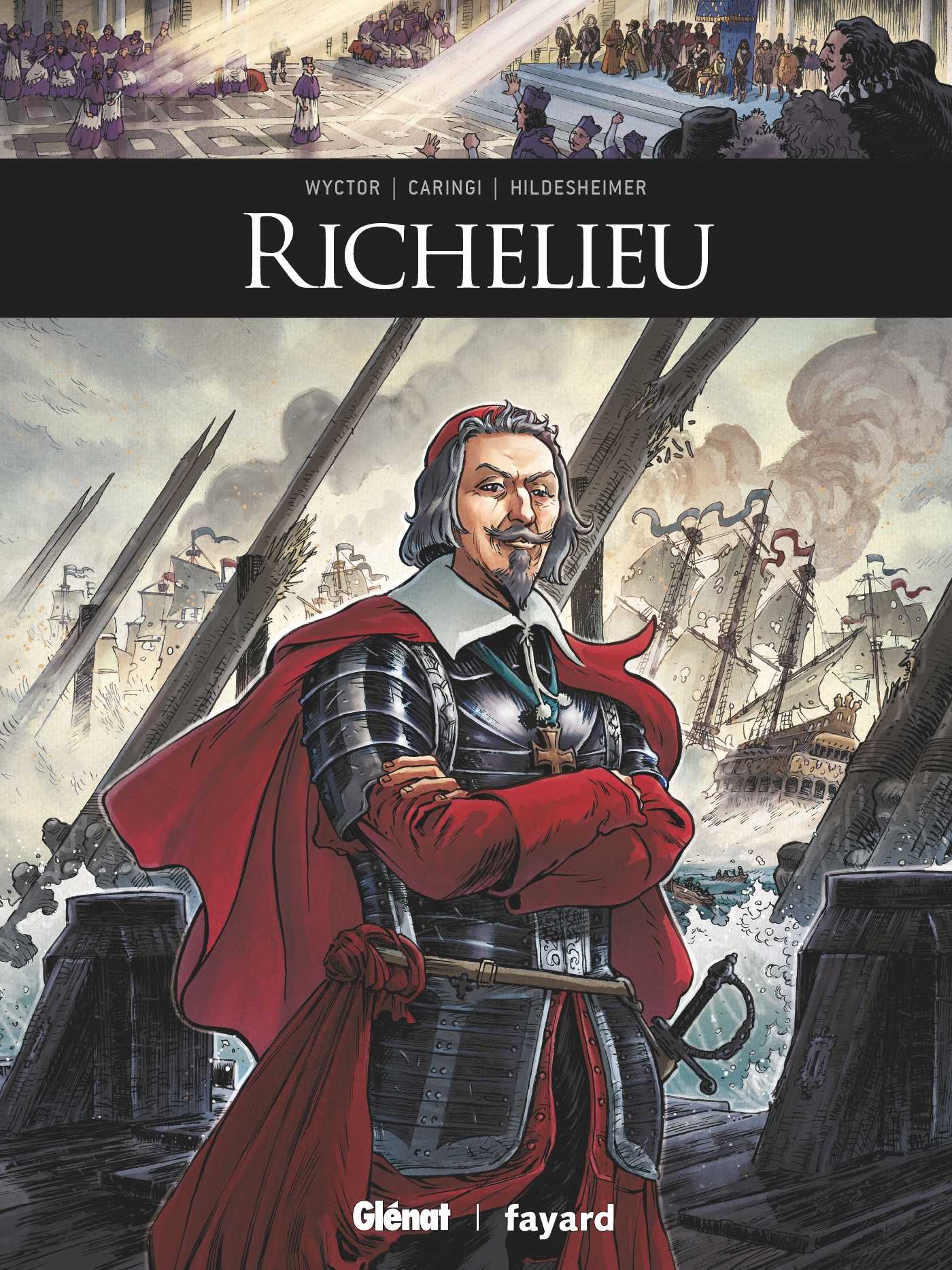 Couverture Richelieu Wyctor Manuel Caringi Glénat Fayard