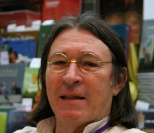 Rodolphe, scénariste de bande dessinée, au festival Quai des Bulles de Saint-Malo en 2008