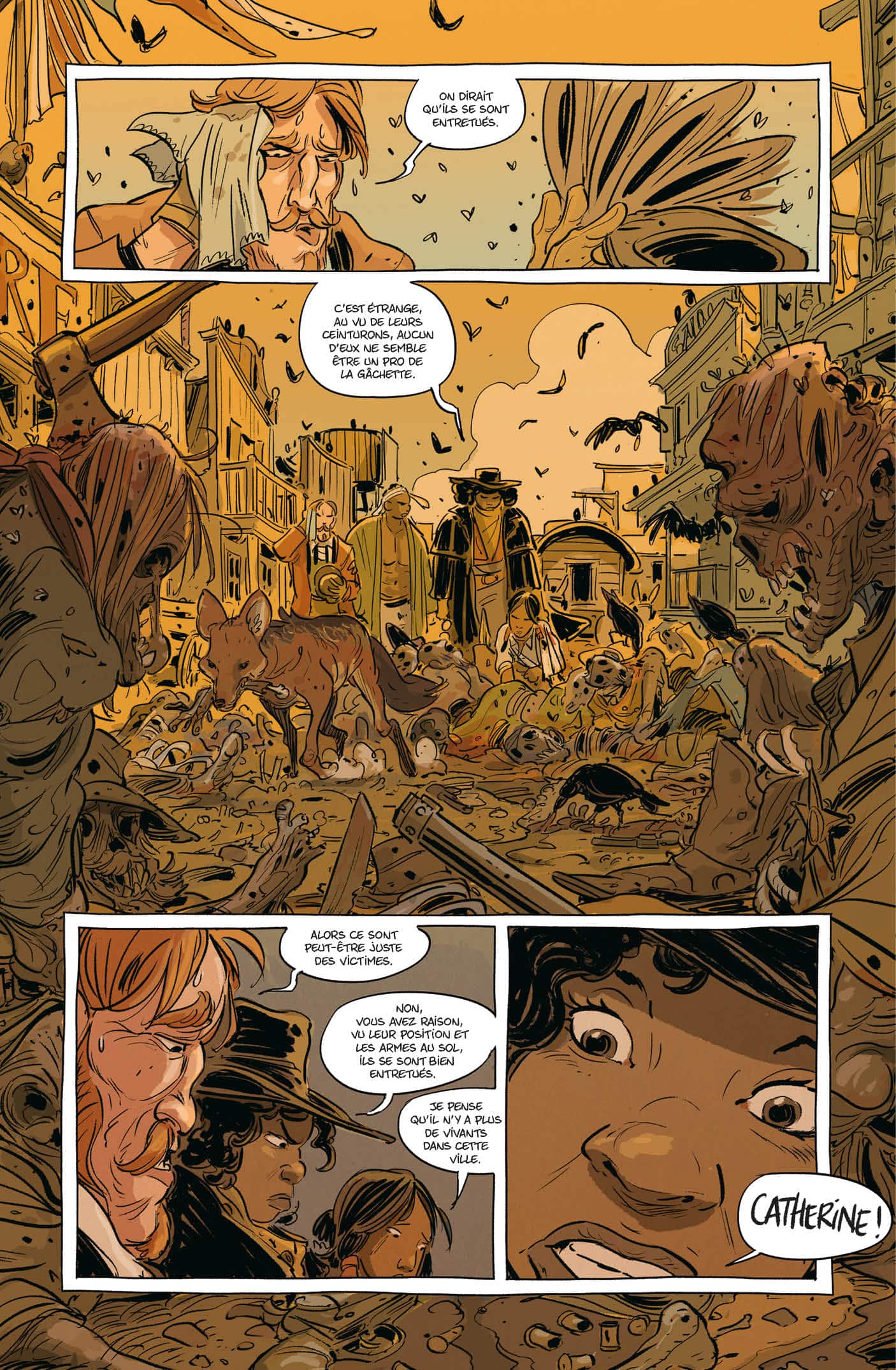 Planche intérieure Silent Rose Six notes sous terre Boriau Dhondt Drakoo