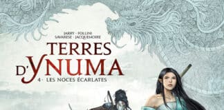 Couverture Terres d'Ynuma T4 Les Noces écarlates Jarry Savarese Soleil