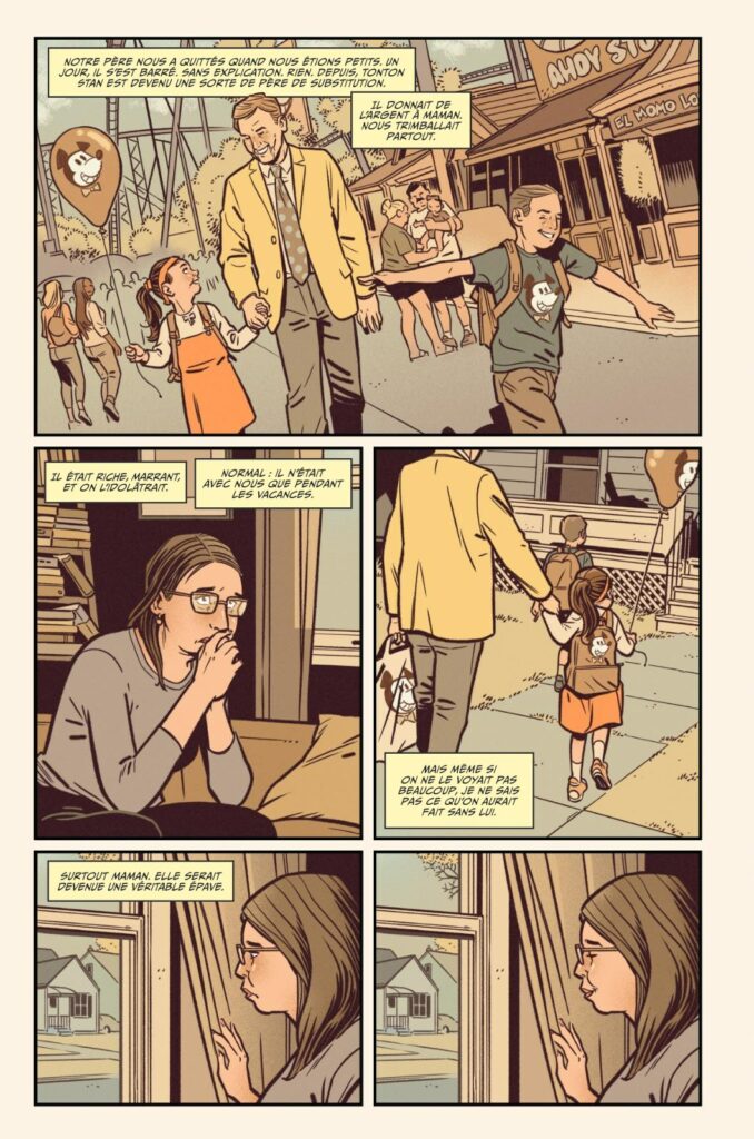 Planche intérieure Thanksgiving Mark Russell Mauricet Delcourt