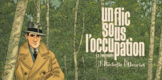 Couverture Un flic sous l'Occupation T2 Eaux troubles Richelle Beuriot Glénat