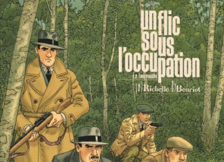 Couverture Un flic sous l'Occupation T2 Eaux troubles Richelle Beuriot Glénat