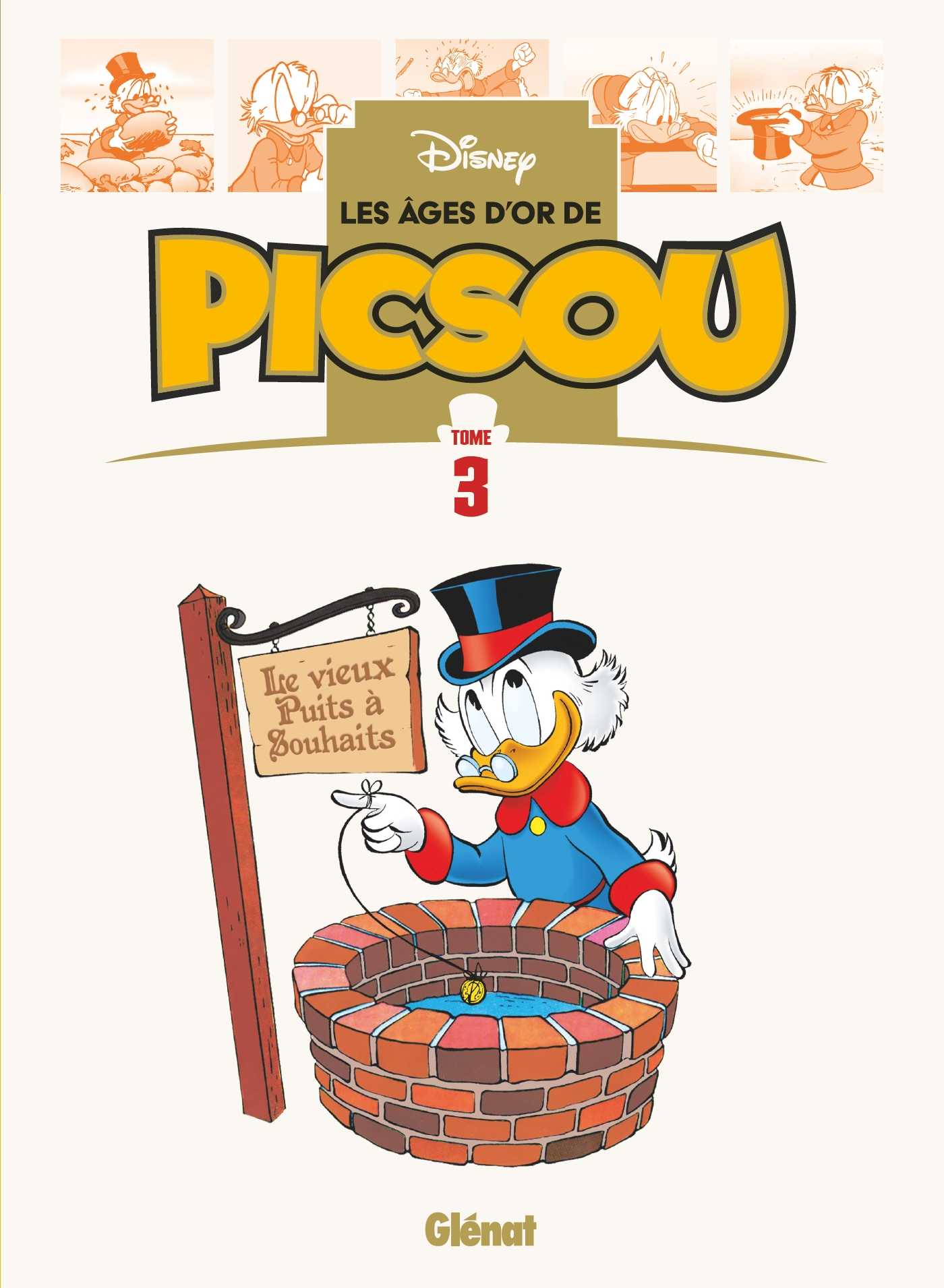 Couverture Les Âges d'or de Picsou T3 Collectif Disney Glénat