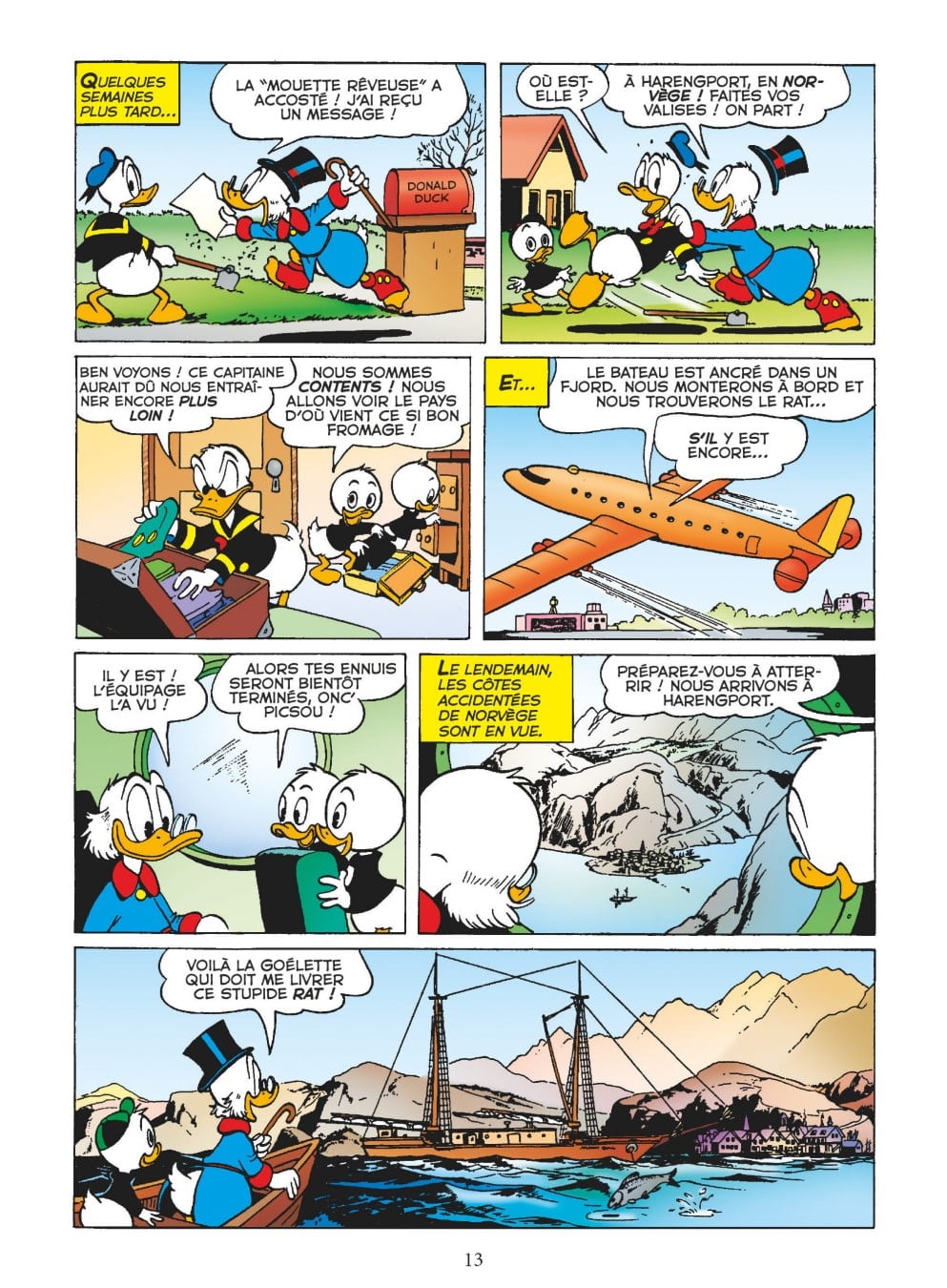 Planche intérieure Les Âges d'or de Picsou T3 Collectif Disney Glénat