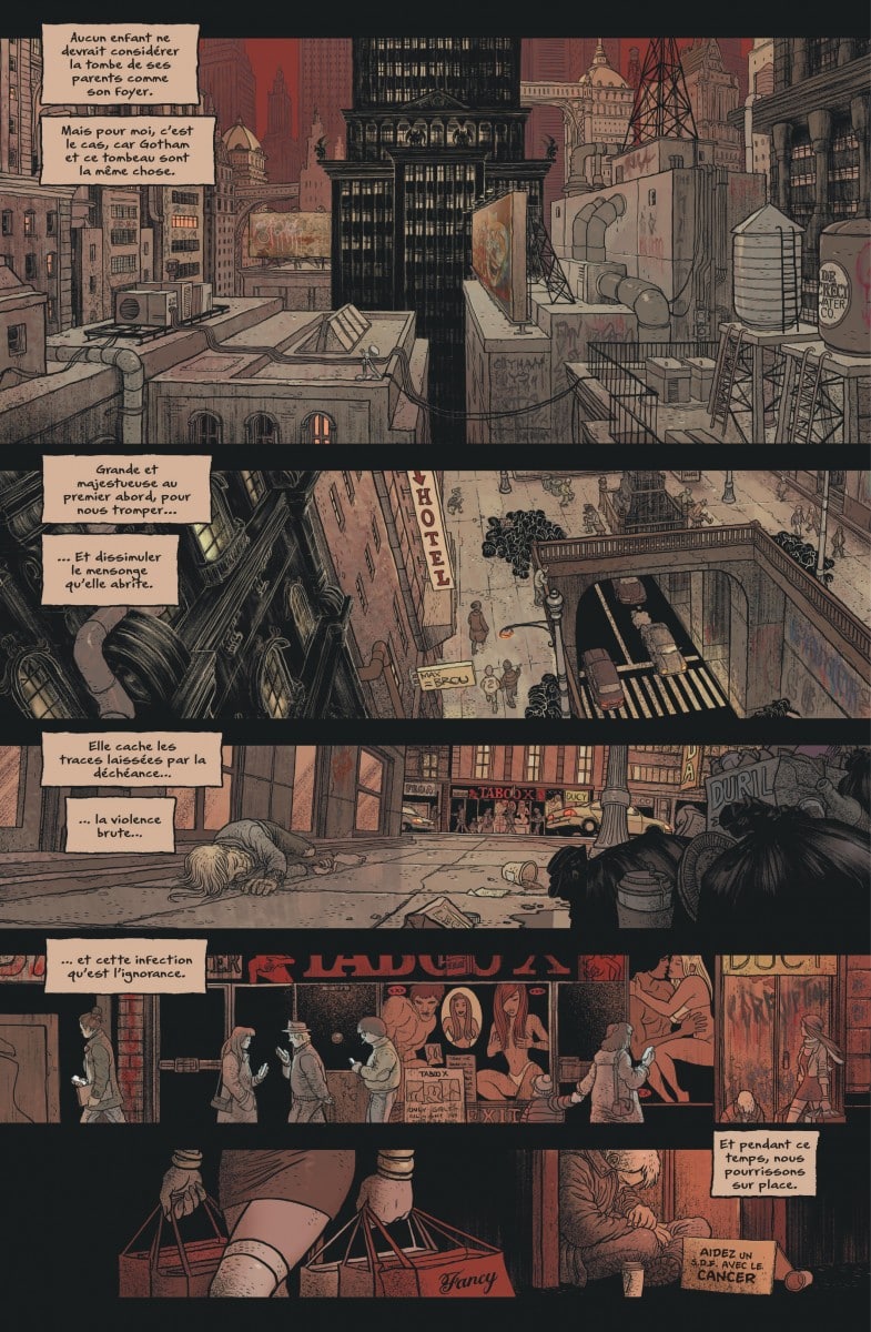 Planche intérieure Batman Gargoyle of Gotham Rafael Grampá Urban Comics