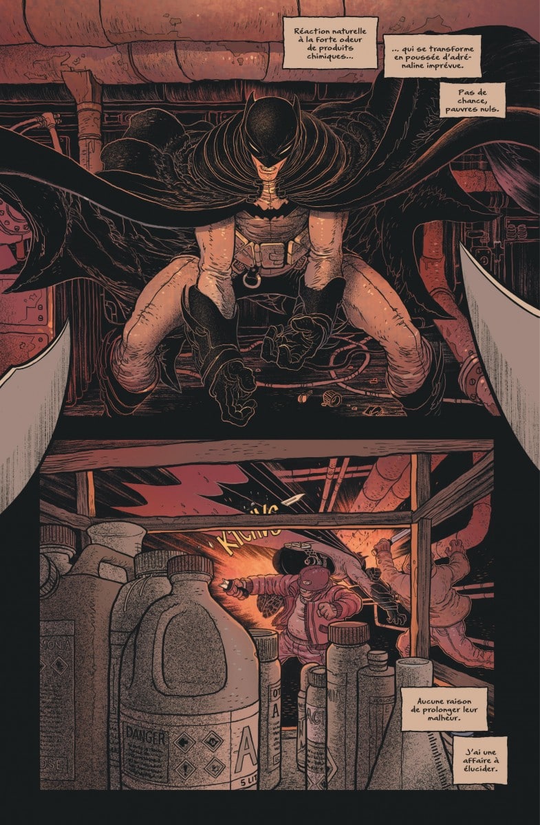 Planche intérieure Batman Gargoyle of Gotham Rafael Grampá Urban Comics
