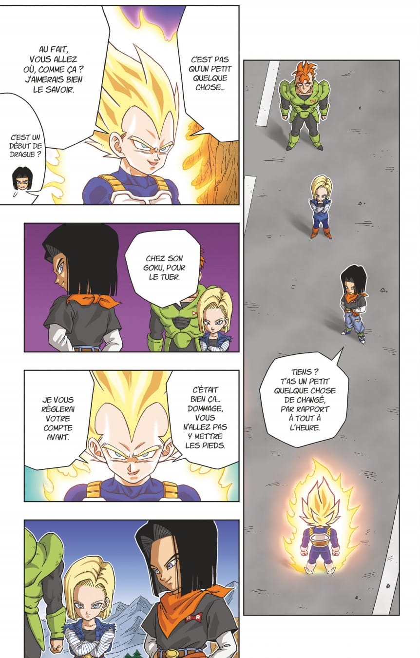 Planche intérieure Dragon Ball SD T12 Toriyama Ohishi Glénat Manga