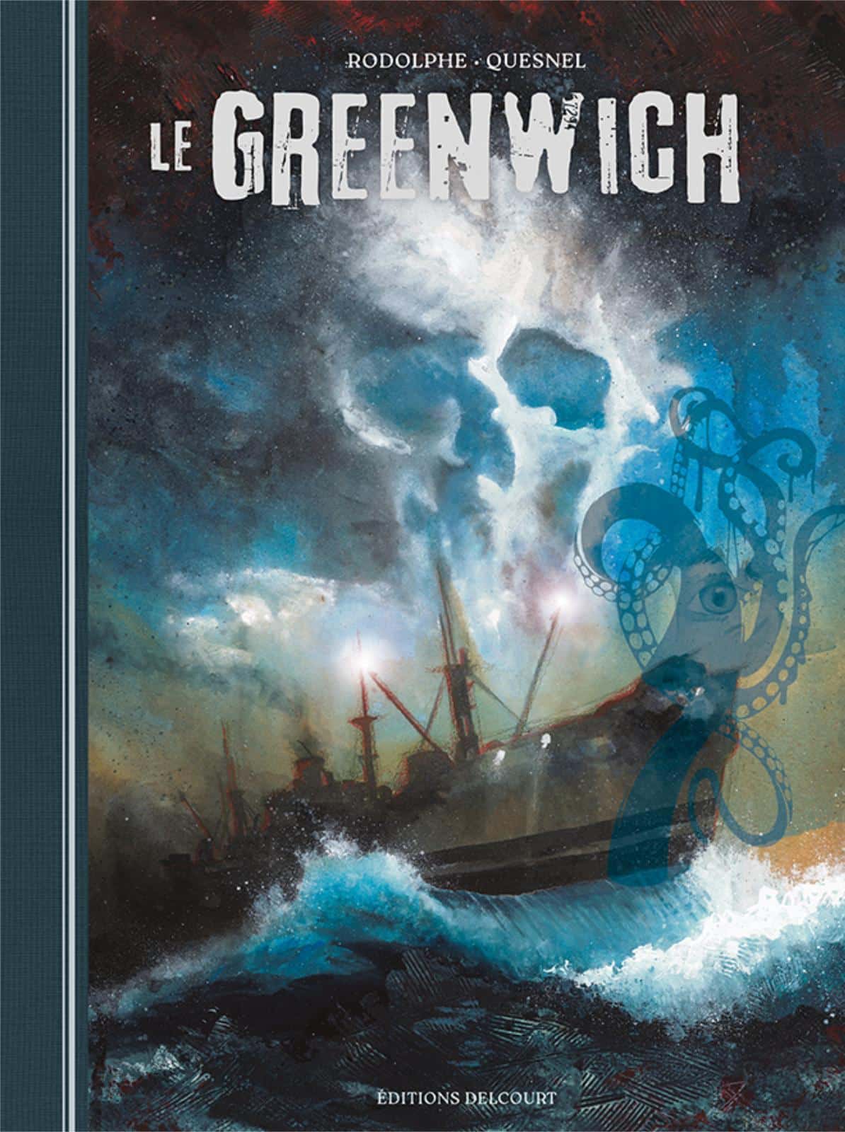 Couverture Le Greenwich L'Appel des hauts-fonds Rodolphe Christian Quesnel Delcourt