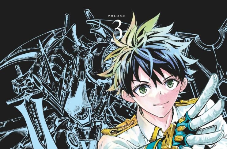 Couverture [MANGA] Hero Organization T3, de Kei Saikawa & Akira Takahashi (Glénat Manga)