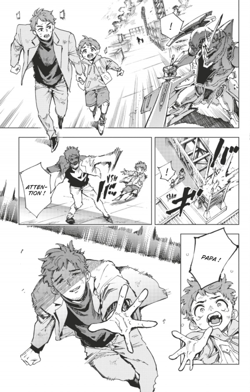 Planche intérieure Hero Organization T3 Saikawa Takahashi Glénat Manga