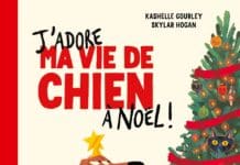 Couverture J'adore ma vie de chien à Noël Kashelle Gourley Skylar Hogan Gallimard Jeunesse