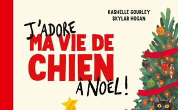 Couverture J'adore ma vie de chien à Noël Kashelle Gourley Skylar Hogan Gallimard Jeunesse