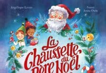 Couverture La Chaussette du Père Noël Angélique Leone Sanoe Anita Oum Gallimard Jeunesse
