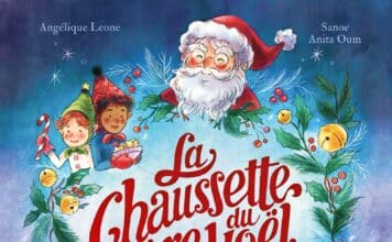 Couverture La Chaussette du Père Noël Angélique Leone Sanoe Anita Oum Gallimard Jeunesse